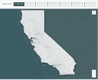 CalHeatScore prototype mapping tool on ESRI